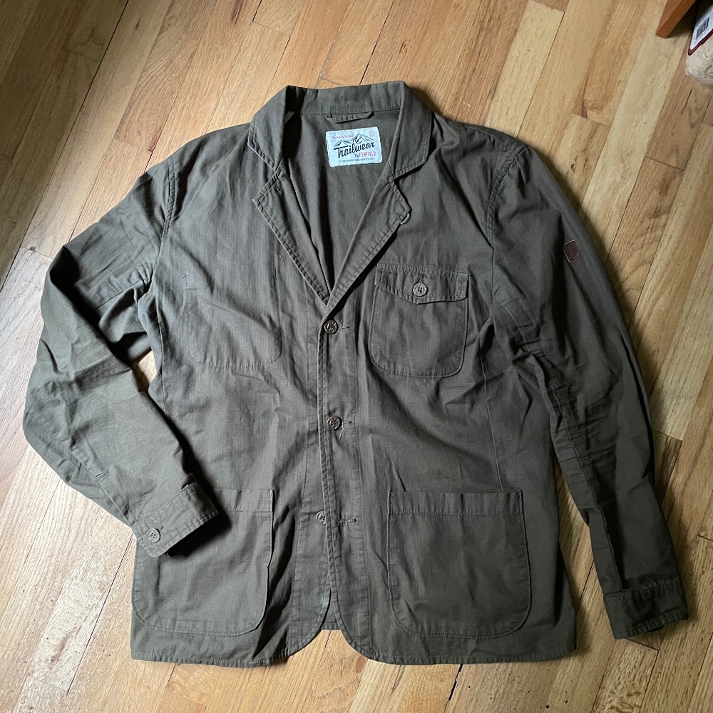Penfield Men's L Olive Green Ripstop Cotton Chore Jacket